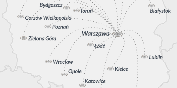 Map of SNGs in Poland